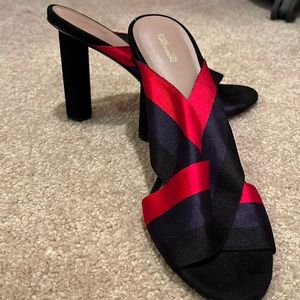 NWOT DVF suede sandals